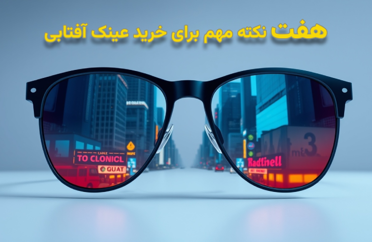 7 نکته مهم برای انتخاب عینک آفتابی