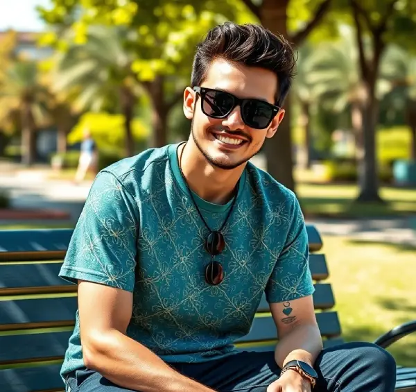 استایل کژوآل و عینک آفتابی