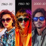 تغییرات عینک آفتابی از دهه 1950 تا ۲۰۲۵